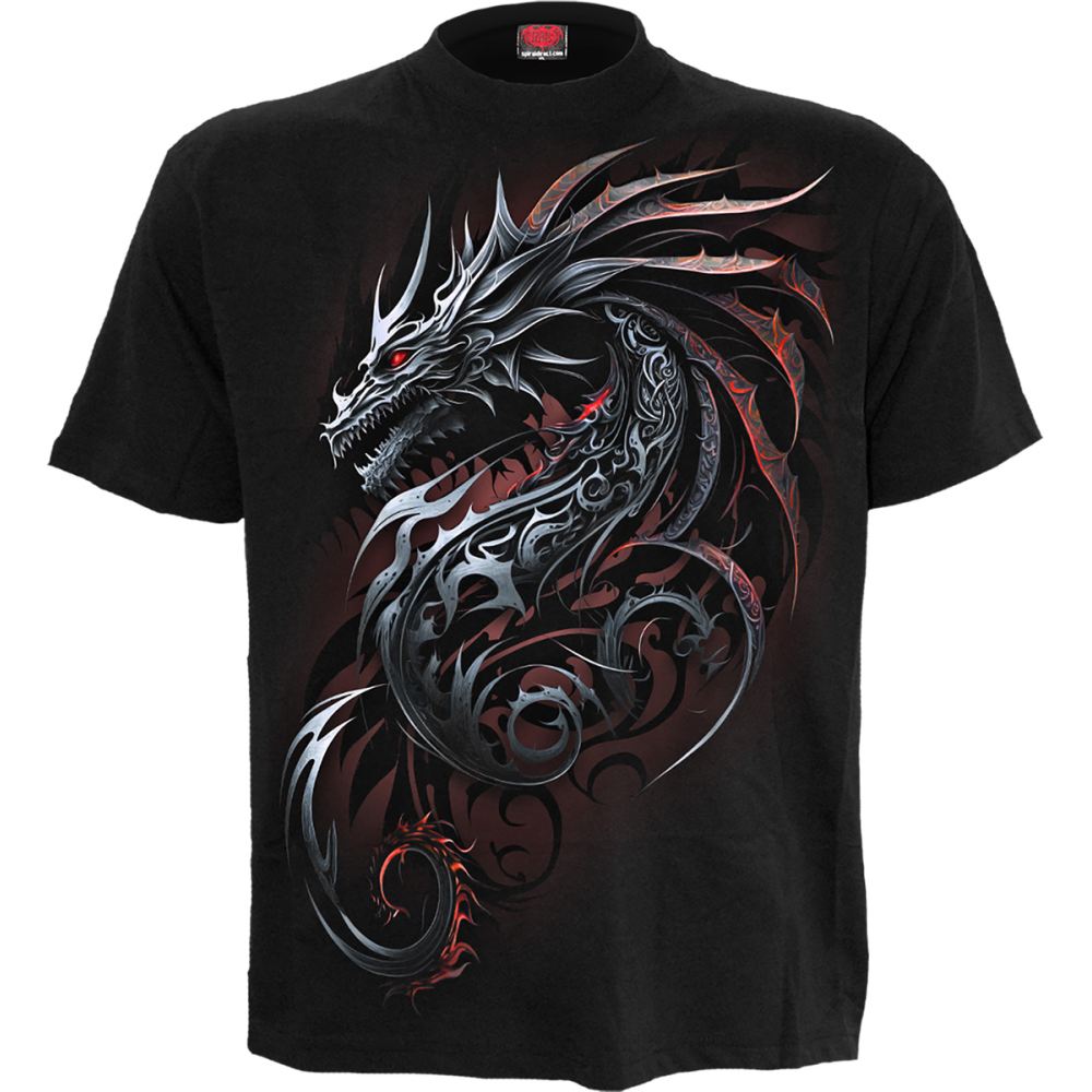 Spiral - Dragon Shards Mens Tshirt - Black